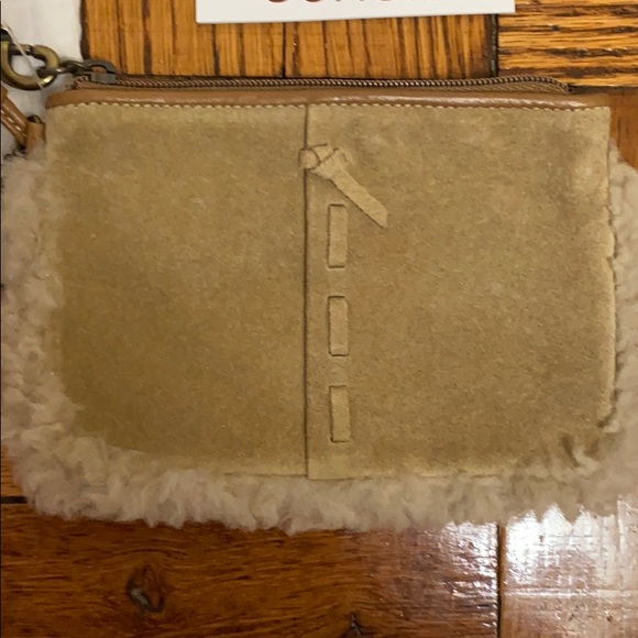 NWT Coach brown suede skinny wristlet - Picture 3 of 8
